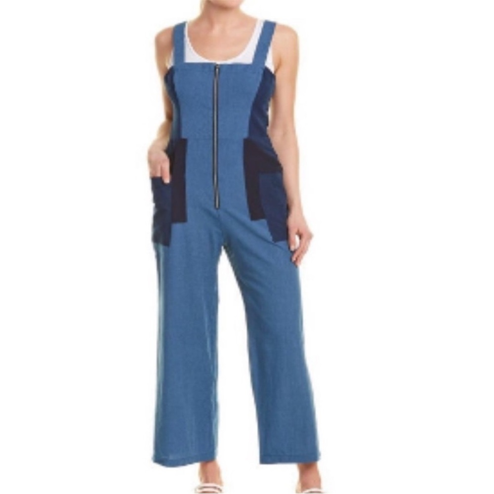 Bcbgeneration Patchwork Lightweight Denim Blue Ch… - image 4